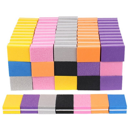 10-50pcs Nail File Buffer Block Sanding Sponge Acrylic Nail Art Buffing