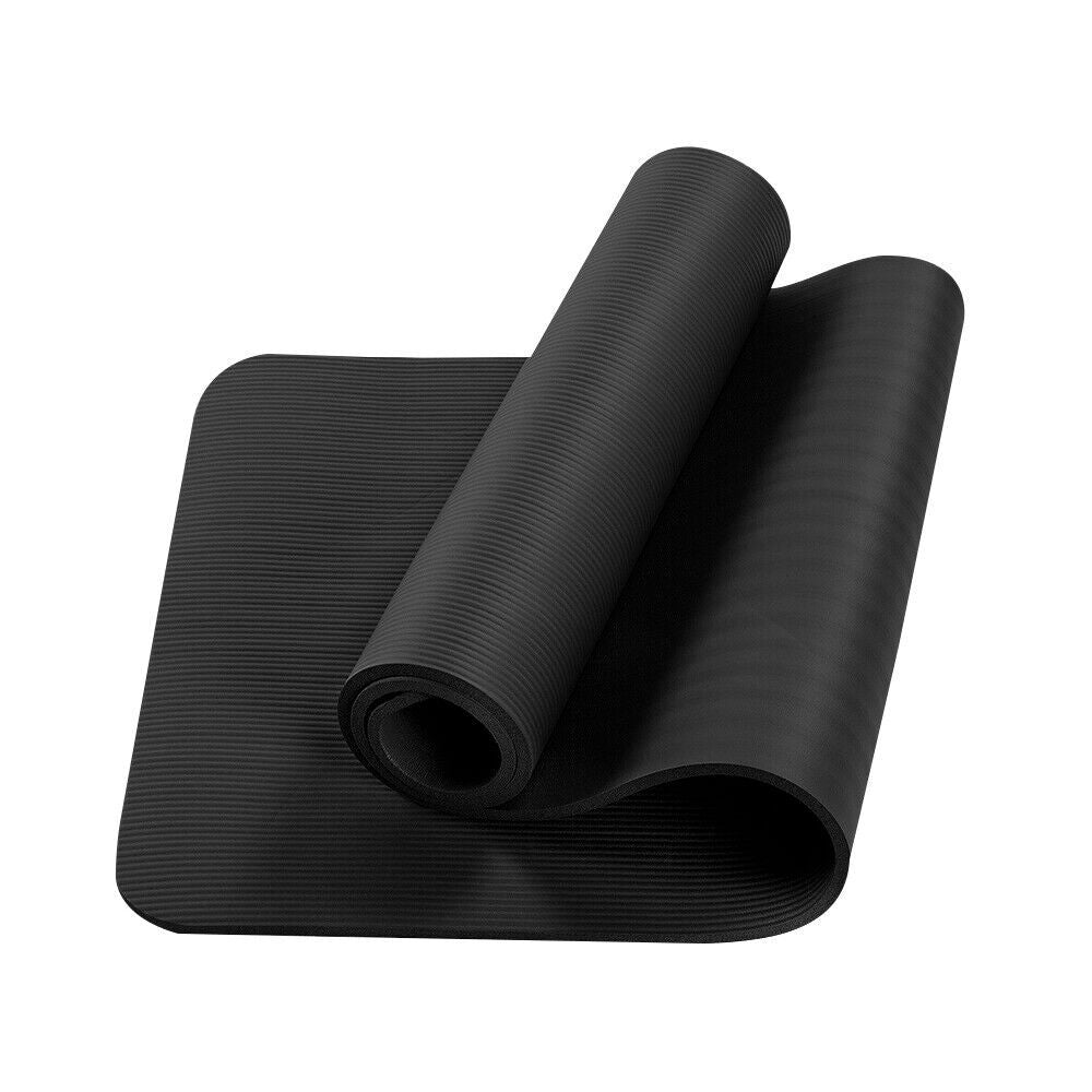 10/15/20mm Thick Nonslip Yoga Mat Durable Pad NBR Exercise Fitness Pilate Gym