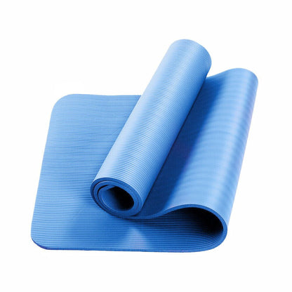 10/15/20mm Thick Nonslip Yoga Mat Durable Pad NBR Exercise Fitness Pilate Gym