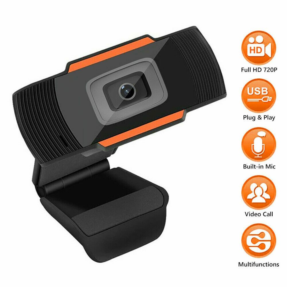 1080P Full HD Webcam Camera USB2.0 Auto Focus Mic for PC Computer Laptop