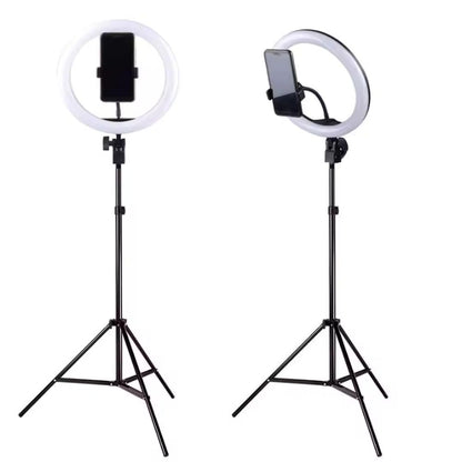 12" LED Ring Light Dimmable Lighting Phone Selfie Tripod Kit Makeup Live Lamp