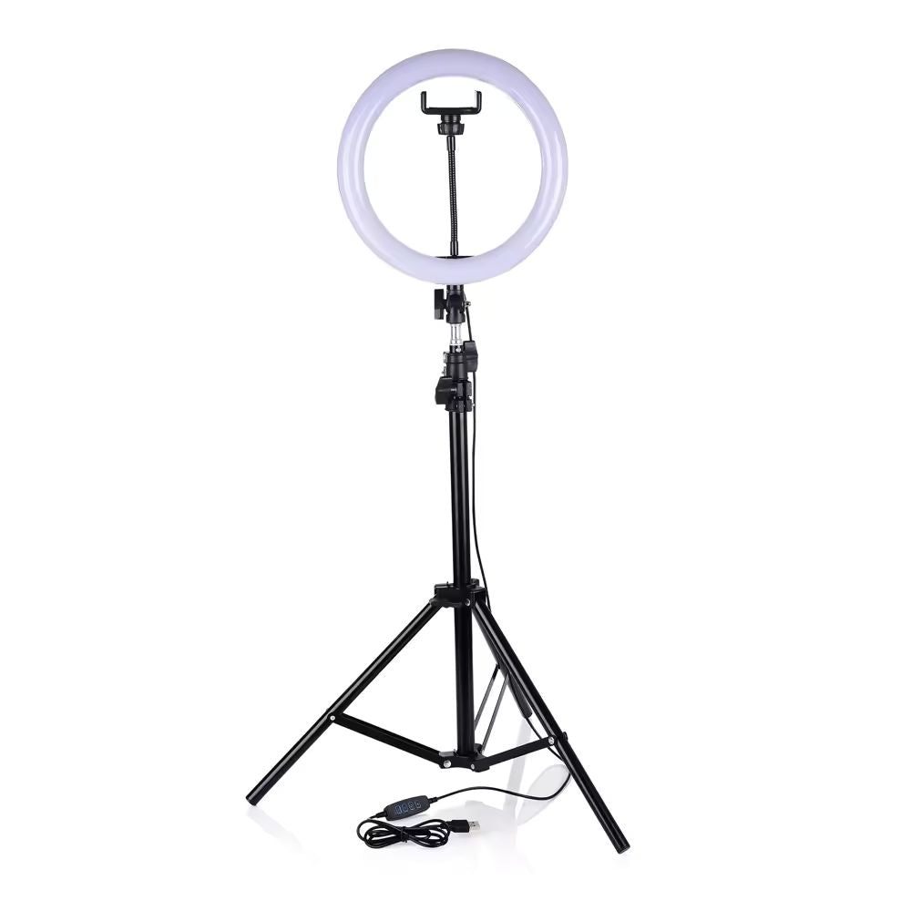 12" LED Ring Light Dimmable Lighting Phone Selfie Tripod Kit Makeup Live Lamp