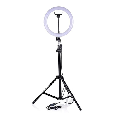 12" LED Ring Light Dimmable Lighting Phone Selfie Tripod Kit Makeup Live Lamp