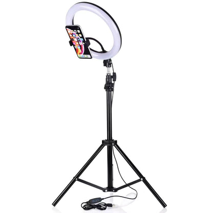 12" LED Ring Light Dimmable Lighting Phone Selfie Tripod Kit Makeup Live Lamp