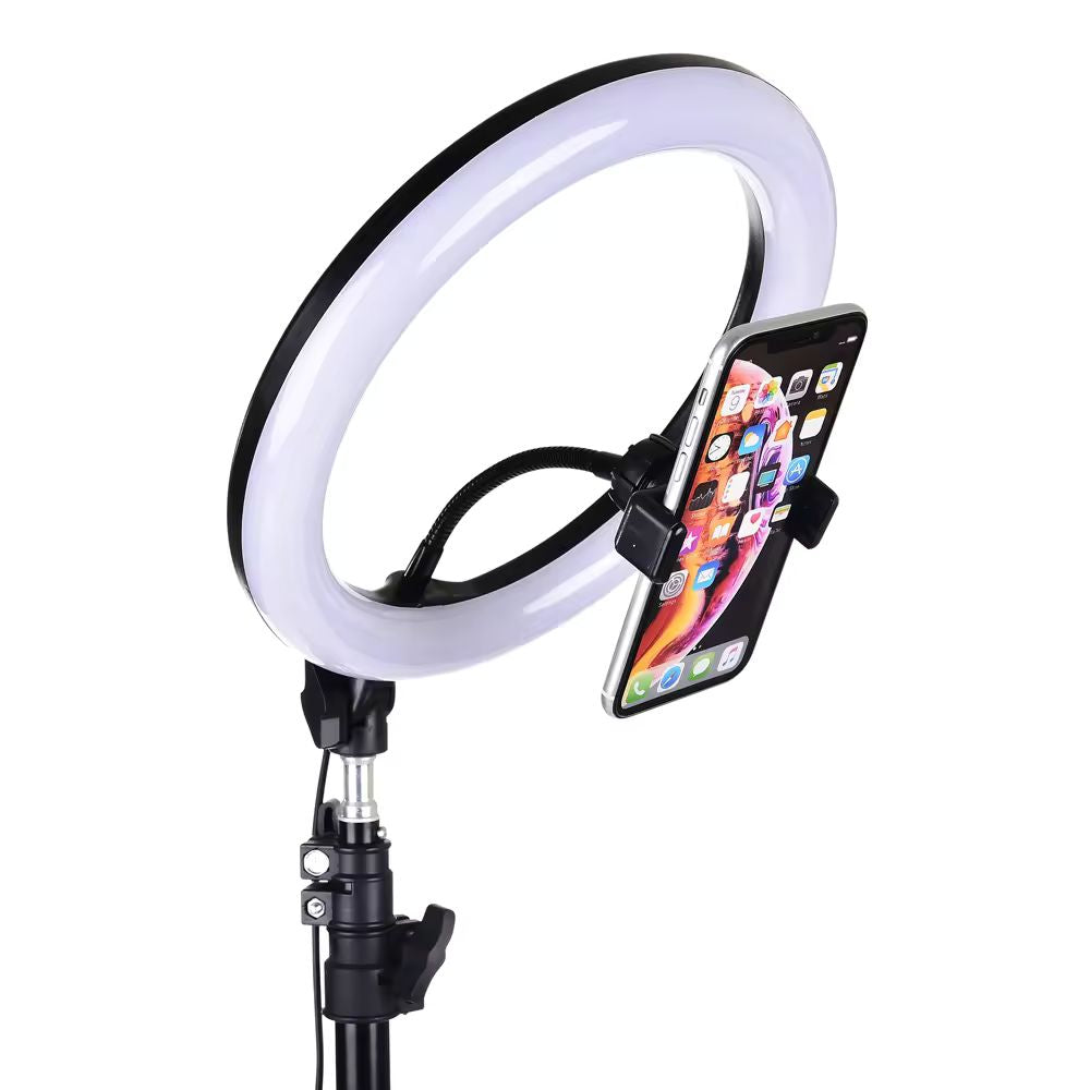 12" LED Ring Light Dimmable Lighting Phone Selfie Tripod Kit Makeup Live Lamp