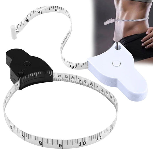 150cm Retractable Body Tape Ruler Body Fat Caliper Accurate Measure Fitness