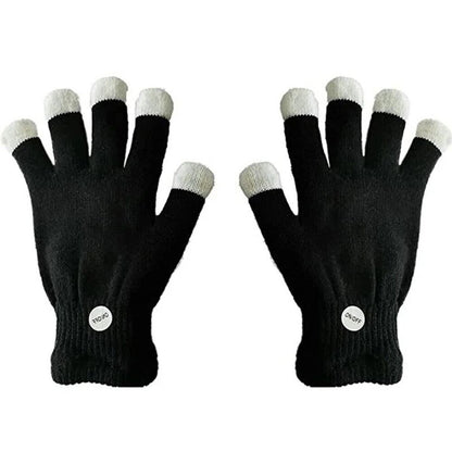 1Pair Rainbow Flow LED Light  Glove Black Rave Party Glow Games Night Mode