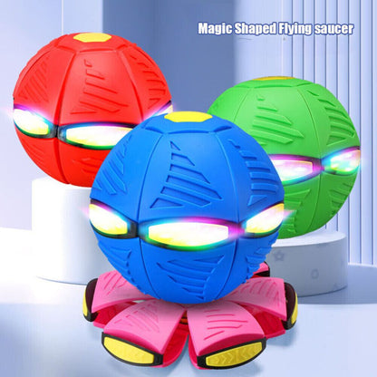 2024 Flying UFO Flat Throw Disc Ball Toy Pet Flying Saucer Dog Toy Gift