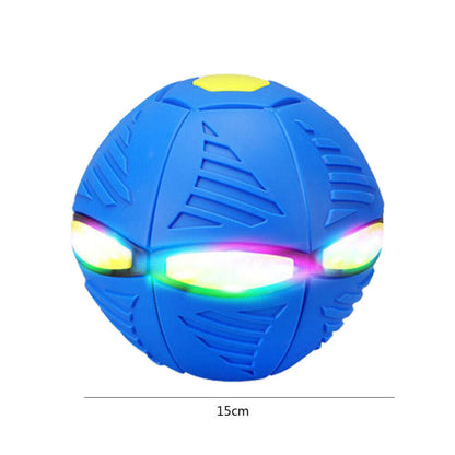 2024 Flying UFO Flat Throw Disc Ball Toy Pet Flying Saucer Dog Toy Gift