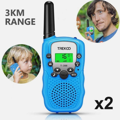 2PCS Kids Portable Walkie Talkie Birthday Gifts Parent-child Interaction Durable