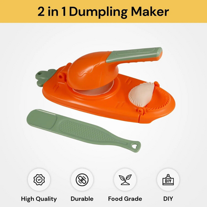 2 in 1 Dumpling Maker Skin Chapati Dough Press Machine Pastry Mould Tool