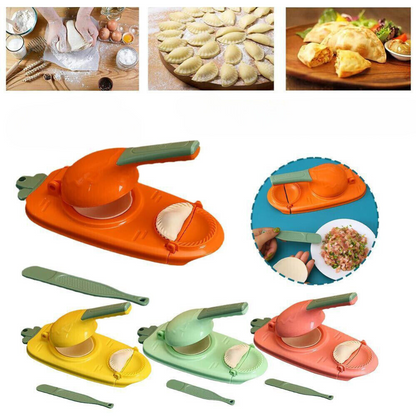 2 in 1 Dumpling Maker Skin Chapati Dough Press Machine Pastry Mould Tool