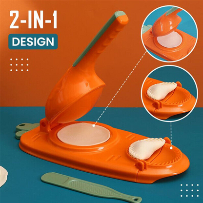 2 in 1 Dumpling Maker Skin Chapati Dough Press Machine Pastry Mould Tool