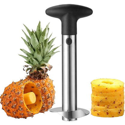 3-in-1 Pineapple Peeler Corer Slicer Easy Stainless Steel Kitchen Tool Fruit