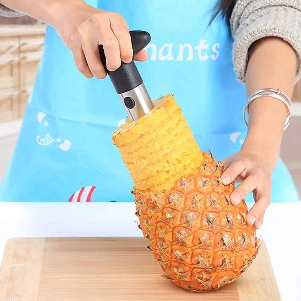 3-in-1 Pineapple Peeler Corer Slicer Easy Stainless Steel Kitchen Tool Fruit