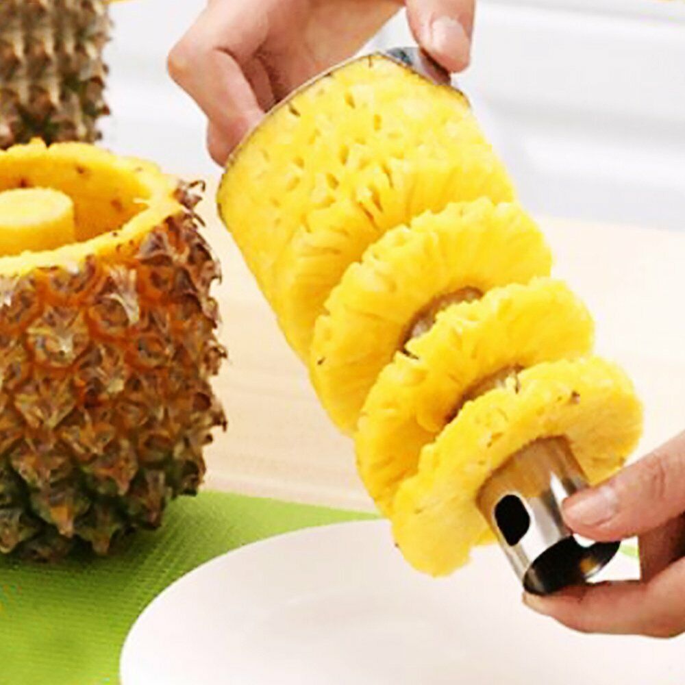 3-in-1 Pineapple Peeler Corer Slicer Easy Stainless Steel Kitchen Tool Fruit