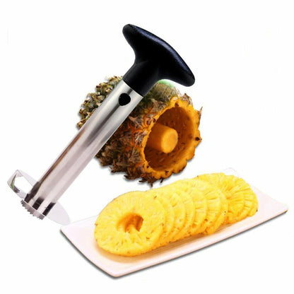 3-in-1 Pineapple Peeler Corer Slicer Easy Stainless Steel Kitchen Tool Fruit