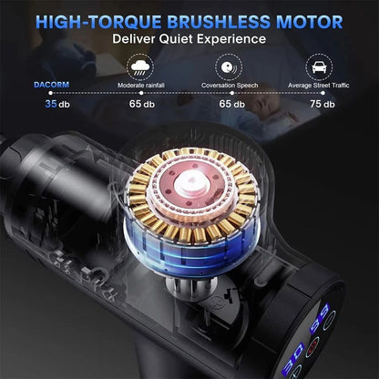 30Speeds Portable Handheld Massage Gun USB Mini Fascia Machine Muscle Relaxation