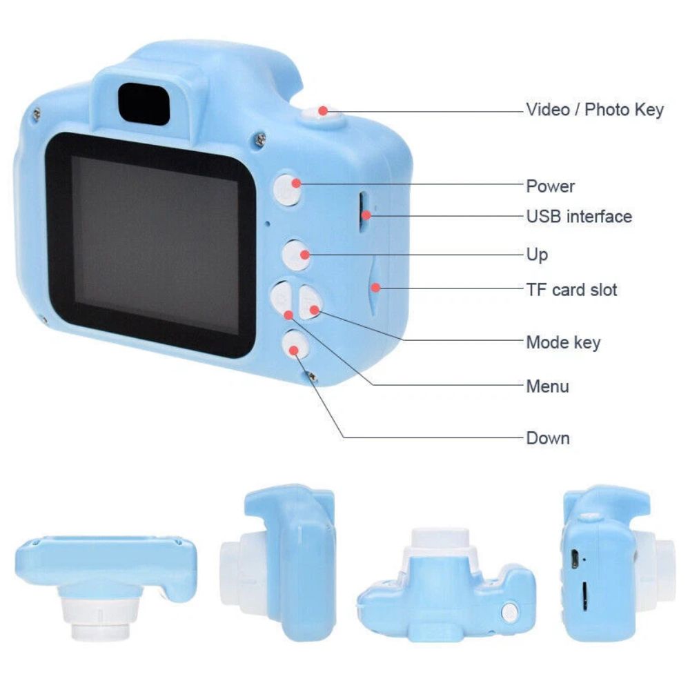 32GB Kids Mini Camera Video Recorder 1080P Children Toddler Educational Toy Gift