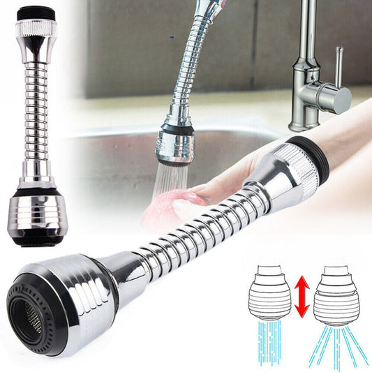 360° Faucet Extender Saving Sink Tap Head Water Kitchen Aerator Spray Sprayer