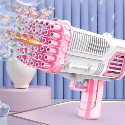 36 Holes Automatic Bubble Gun Bazooka Soap Water Bubble Machine Outdoor Party