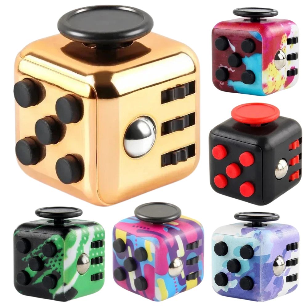 3D fidget cube sensory toy