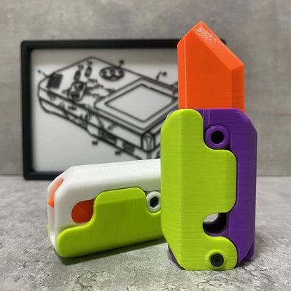 3D Printing Fidget Knife Toy Plastic EDC Anxiety Stress Relief Toys