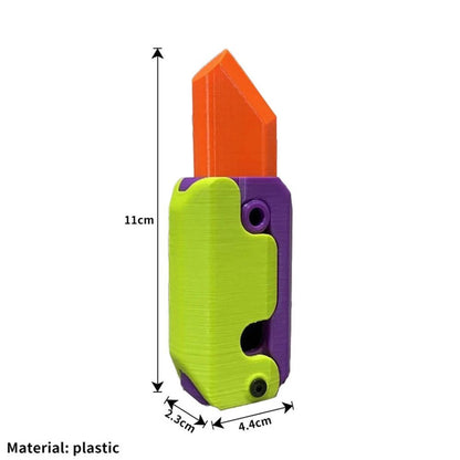 3D Printing Fidget Knife Toy Plastic EDC Anxiety Stress Relief Toys