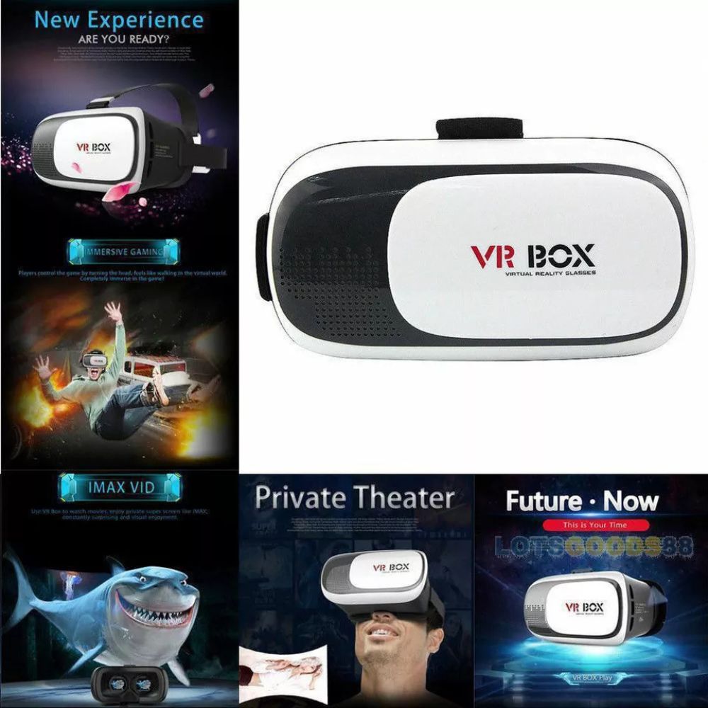 3D Virtual Reality Glasses VR Headset Box Helmet for Phone and Android phone