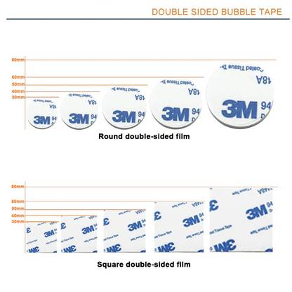 3M Double Sided Foam Sticker Tape Side Wall Car Self Adhesive Pads Round Square