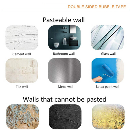 3M Double Sided Foam Sticker Tape Side Wall Car Self Adhesive Pads Round Square