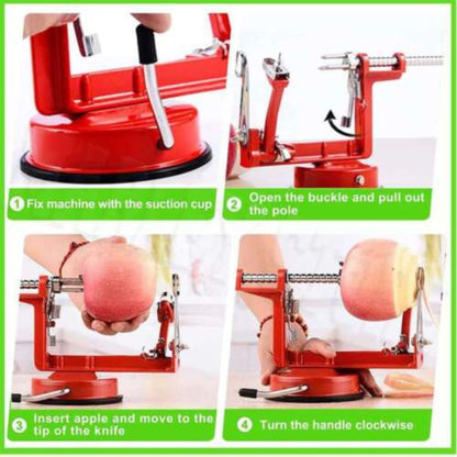 3 in 1 Apple Peeler Slicer Kitchen Tool Slinky Machine Fruit Slicer Cutter Corer