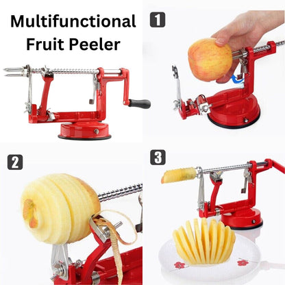 3 in 1 Apple Peeler Slicer Kitchen Tool Slinky Machine Fruit Slicer Cutter Corer