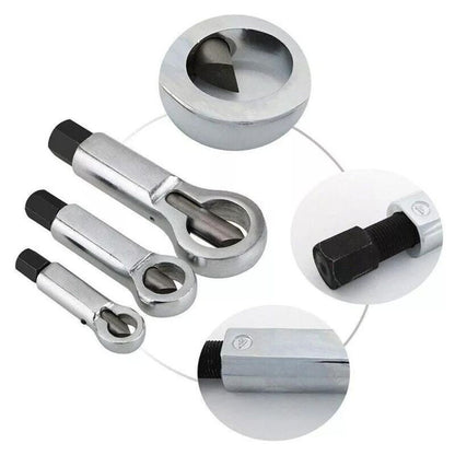 4pcs Metal Nut Splitter Breaker Remover Extractor Manual Pressure Cracker