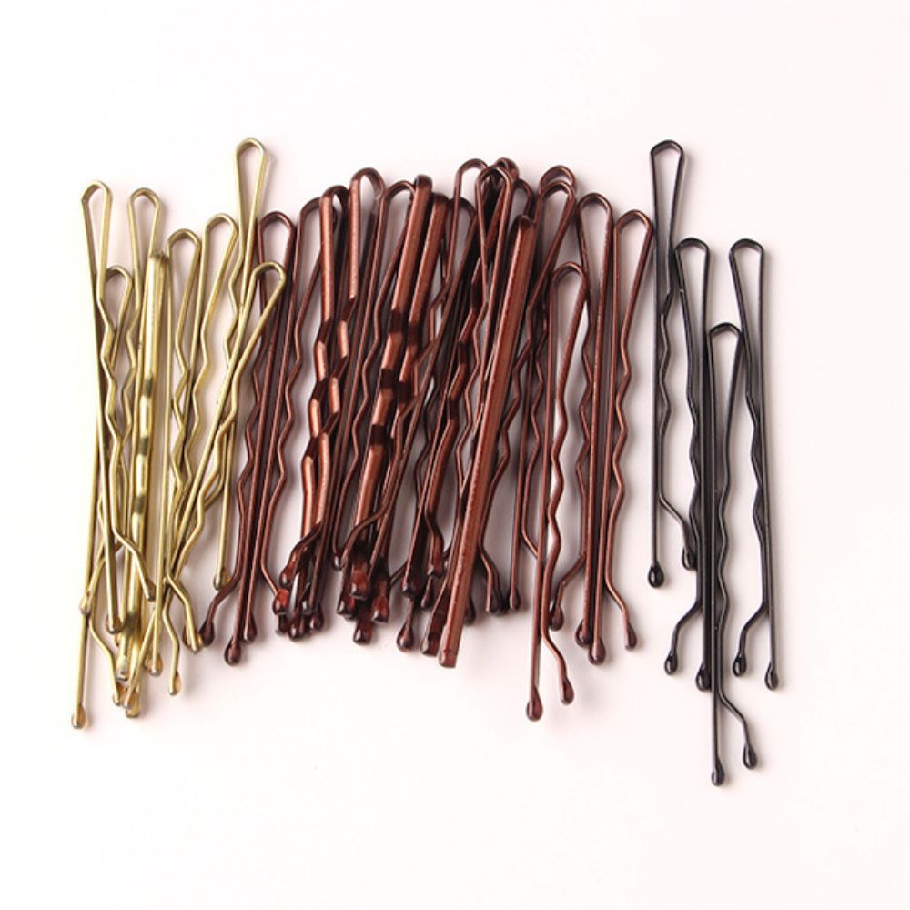 50/100pcs 6cm U Shaped Hair Pins Bobby Clip Girls Accessory Style Bun Tool Women