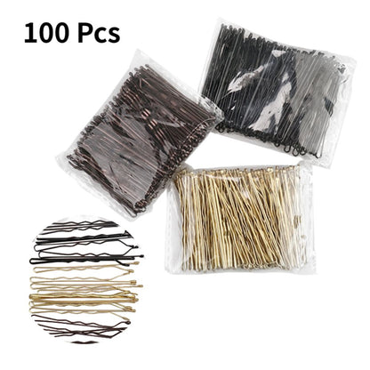50/100pcs 6cm U Shaped Hair Pins Bobby Clip Girls Accessory Style Bun Tool Women