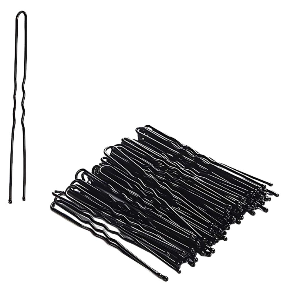 50/100pcs 6cm U Shaped Hair Pins Bobby Clip Girls Accessory Style Bun Tool Women