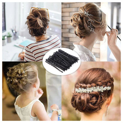 50/100pcs 6cm U Shaped Hair Pins Bobby Clip Girls Accessory Style Bun Tool Women