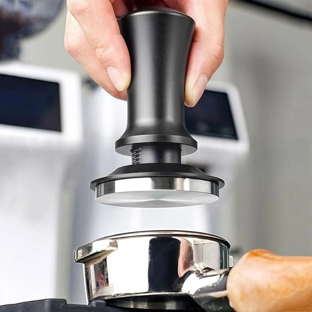 51/53/58mm Espresso Coffee Tamper Calibrated Spring Detachable Tamper Loaded
