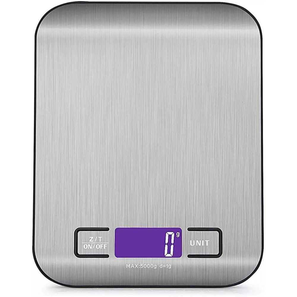 5KG/1G Electronic Digital Scale Stainless Steel Kitchen Postal Scale