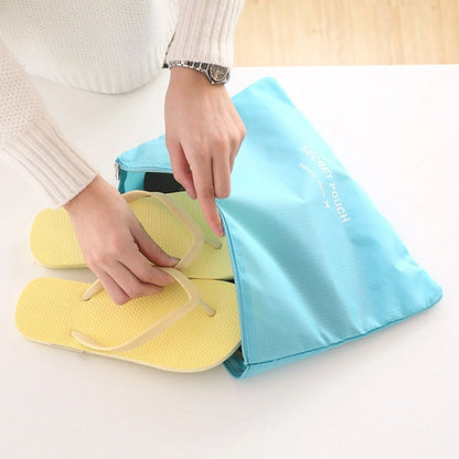 6PCS Travel Luggage Organiser Cube Clothes Storage Pouch Suitcase Packing Bags