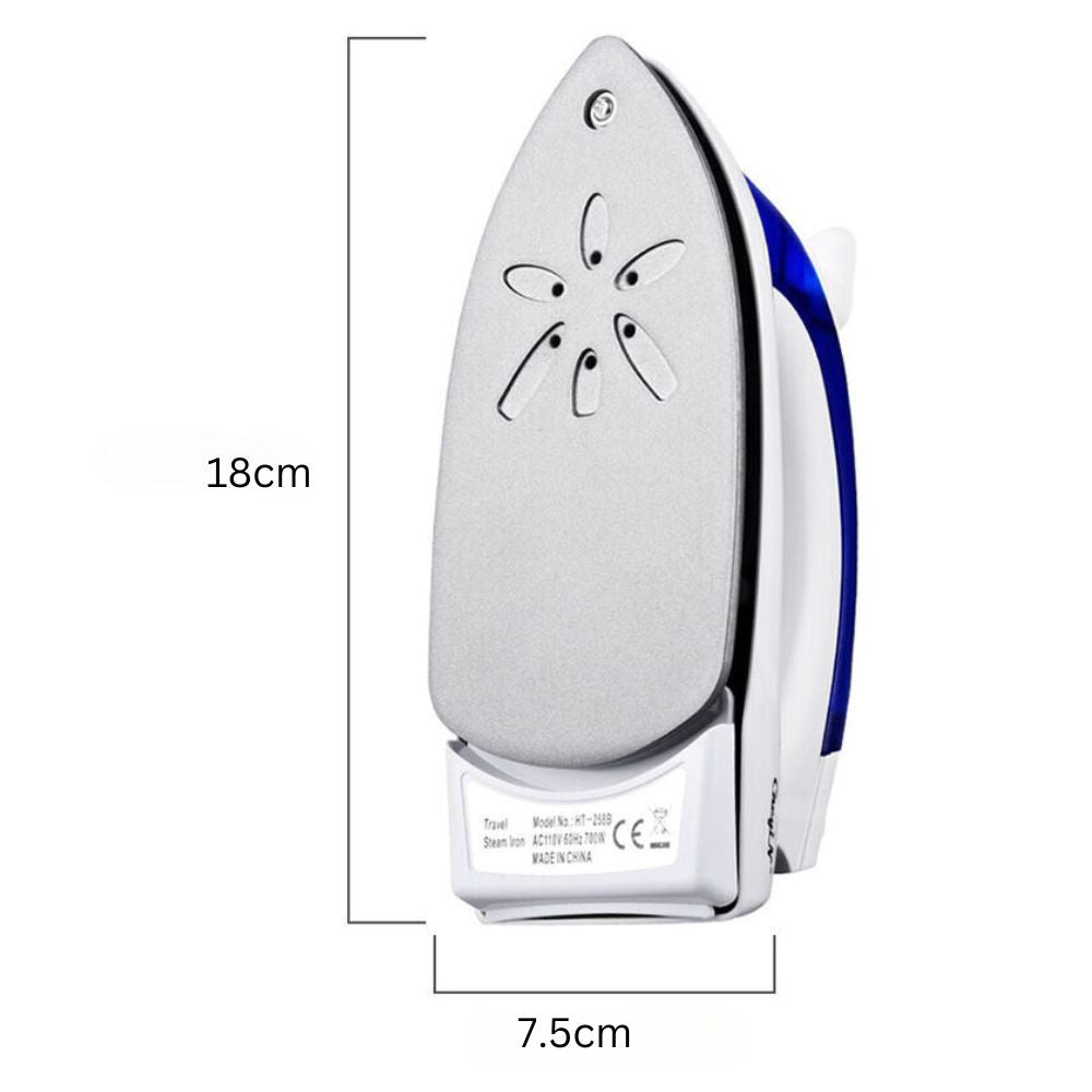 700W Handheld Electric Steam Iron Travel Clothes Foldable Irons Ironing Garment