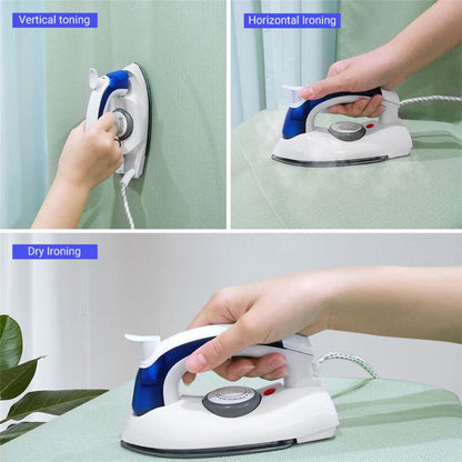 700W Handheld Electric Steam Iron Travel Clothes Foldable Irons Ironing Garment