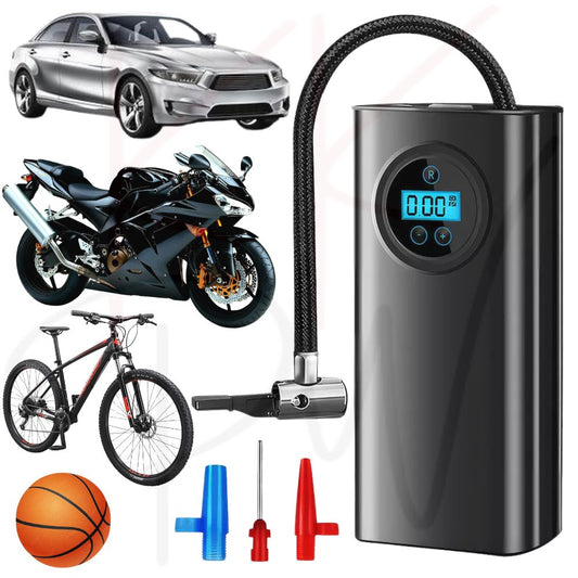 8000mAh Battery Rechargeable Car Tire Air Inflator Cordless Electric Pump