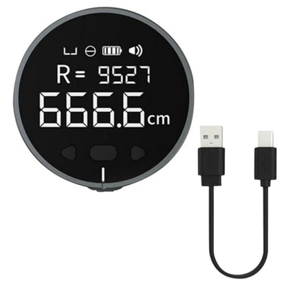 8 in 1 Electronic Tape Measure Rechargeable Digital Ruler LCD Display Type-C