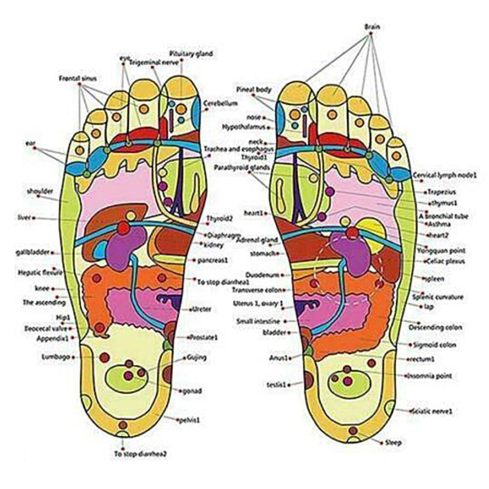 Acupuncture Massage Slippers  Foot Reflexology Sandals Acupressure Therapy