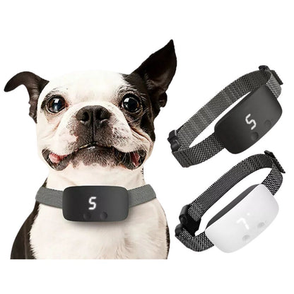 Anti Bark Collar Device Rechargeable Smart Compact Training Shock