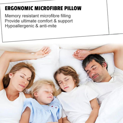 Australian Made Ergonomic Pillow Adjustable Orthopedic Contour Cervical Bed Pillow Ergo