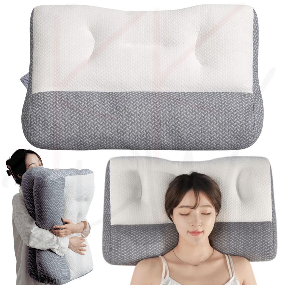 Australian Made Ergonomic Pillow Adjustable Orthopedic Contour Cervical Bed Pillow Ergo