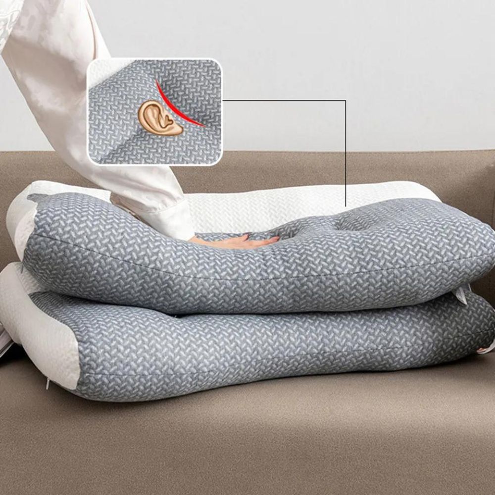 Australian Made Ergonomic Pillow Adjustable Orthopedic Contour Cervical Bed Pillow Ergo